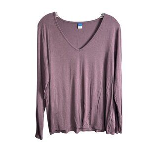 Old Navy Women's Long Sleeve Tee - Purple